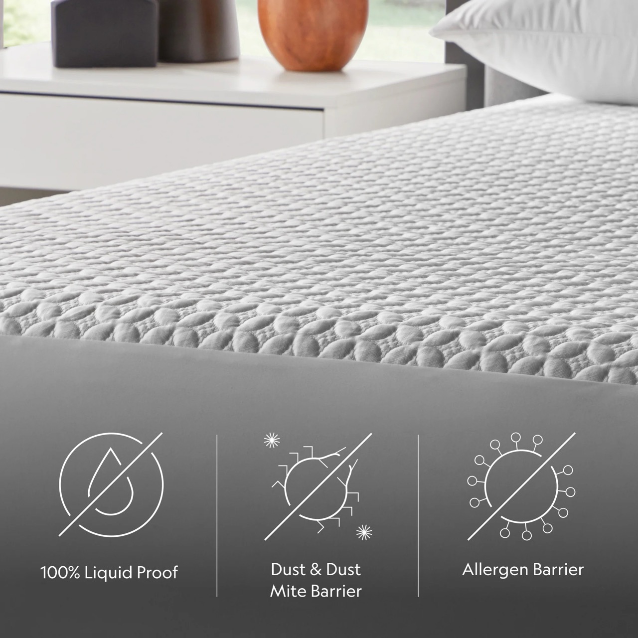 Malouf Five Sided™ + HyperChill® Mattress-Protector